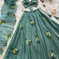Fandy Crush Handpaint 8 mtr flair Lehnga