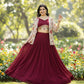 Elegance meets Class in this Printed Koti n Lehenga Sets