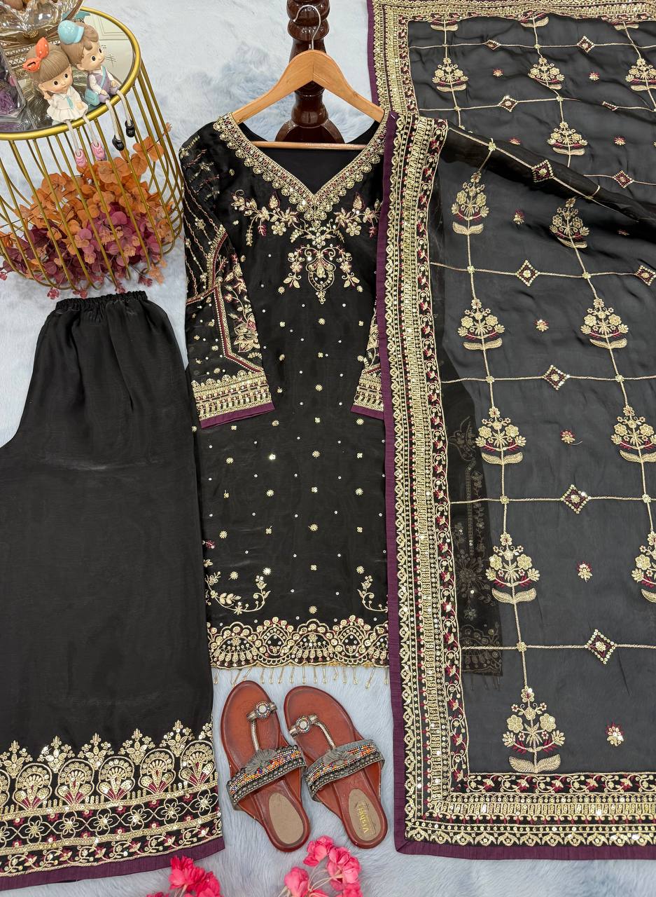 PREMIUM DESIGNER READYMADE TOP PLAZZO COLLECTIONS