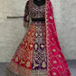 Sehen Sie umwerfend aus in diesem wunderschönen cremefarbenen Lehenga-Set
