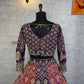 Sehen Sie umwerfend aus in diesem wunderschönen cremefarbenen Lehenga-Set
