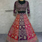 Sehen Sie umwerfend aus in diesem wunderschönen cremefarbenen Lehenga-Set