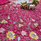 Einführung eines 4 Meter ausgestellten Lehenga mit Paillettenstickerei und Cut-Work