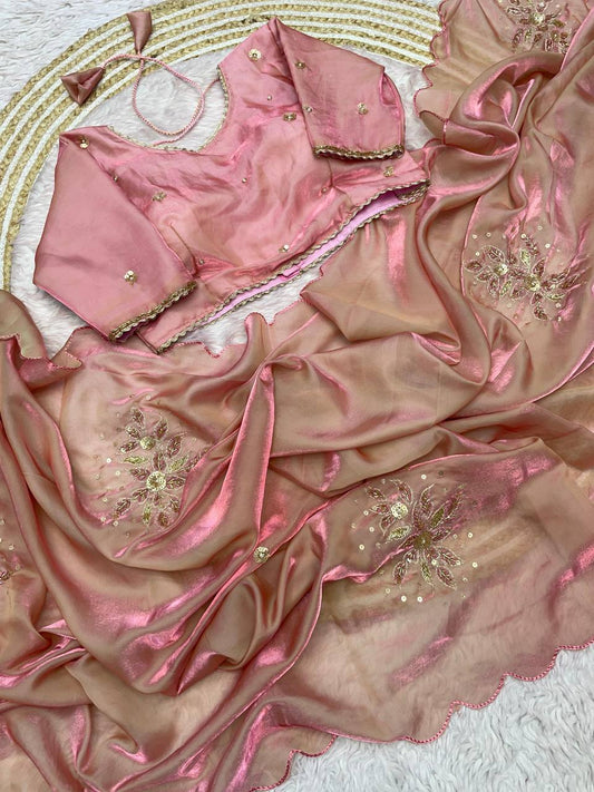 Fendy Sattin Presents New Bollywood Trending Design Saree