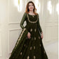 EXCLUSIVE 2 PIECE GOWN WITH DUPATTA IN SEQUENCE EMBROIDERY WORK