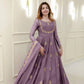 EXCLUSIVE 2 PIECE GOWN WITH DUPATTA IN SEQUENCE EMBROIDERY WORK