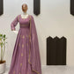 EXCLUSIVE 2 PIECE GOWN WITH DUPATTA IN SEQUENCE EMBROIDERY WORK