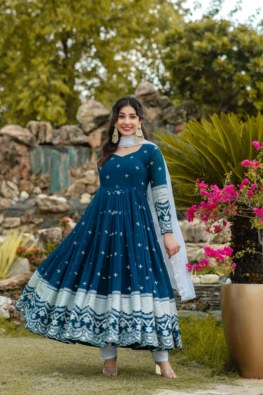 PREMIUM READYMADE ANARKALI SUIT SET [3 XL]