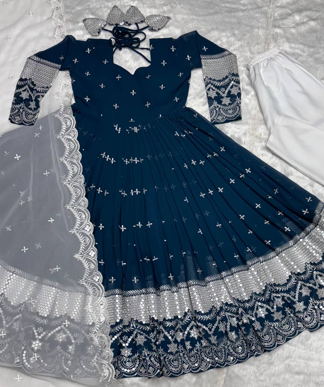 PREMIUM READYMADE ANARKALI SUIT SET [3 XL]