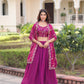 Fendi Silk With Heavy Sequins & Thread Embroidered work Lehenga