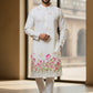Traditional Cotton Digital Crochet Men's Kurta