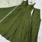 PURE ROMANSILK CHANDERI FABRIC FULLY FLAIR ANARKALI