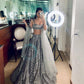 Kasturi crep silk lehnga with sequence work Choli
