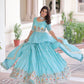 Premium Designer Sequins Embroidered Readymade Lehenga choli Set