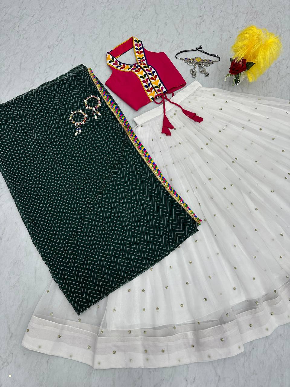 Cotton Launching Navratri Special Lehenga Choli