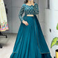 Shop this stunning Teal Blue Indo-Western Lehenga set