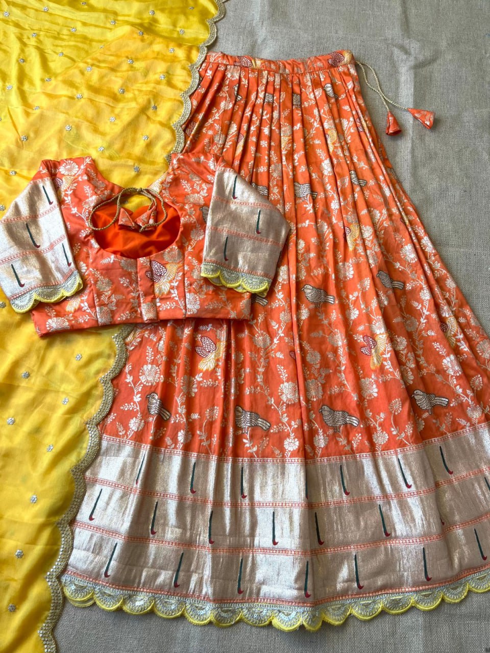 Muniya Border Paithani Lehenga Choli