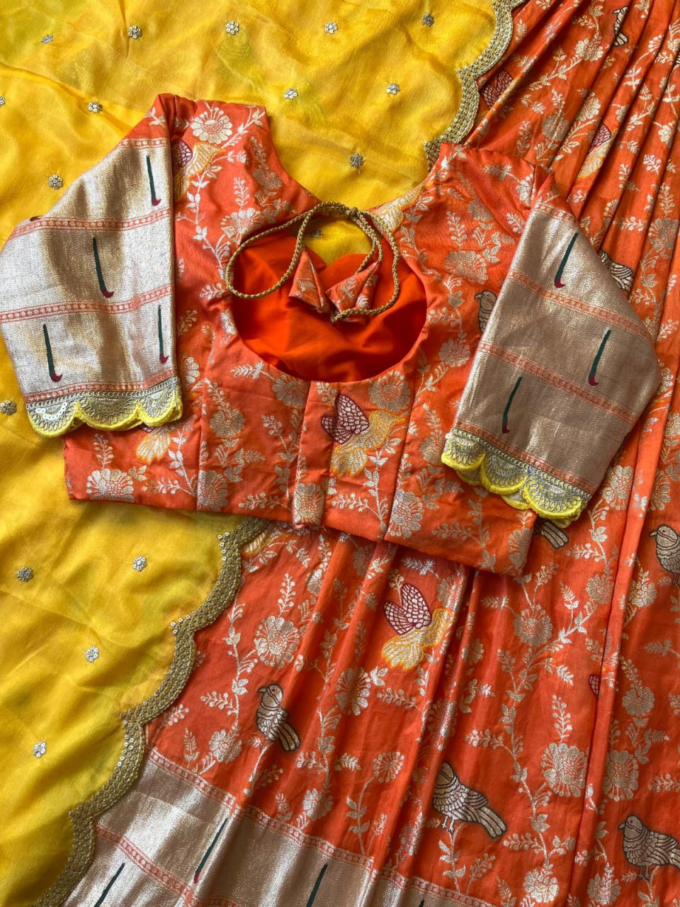 Muniya Border Paithani Lehenga Choli