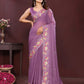 Party Wear Soft Star Georgette Saree