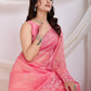Cocktail Party Wear Twill net Saree
