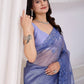 Cocktail Party Wear Twill net Saree