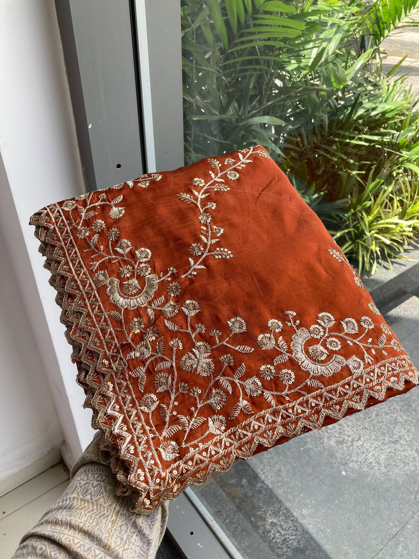 Party Wear rangoli silk Saree