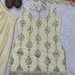 Natural Crep Silk With Heavy Embroidery Coding Sequence Work