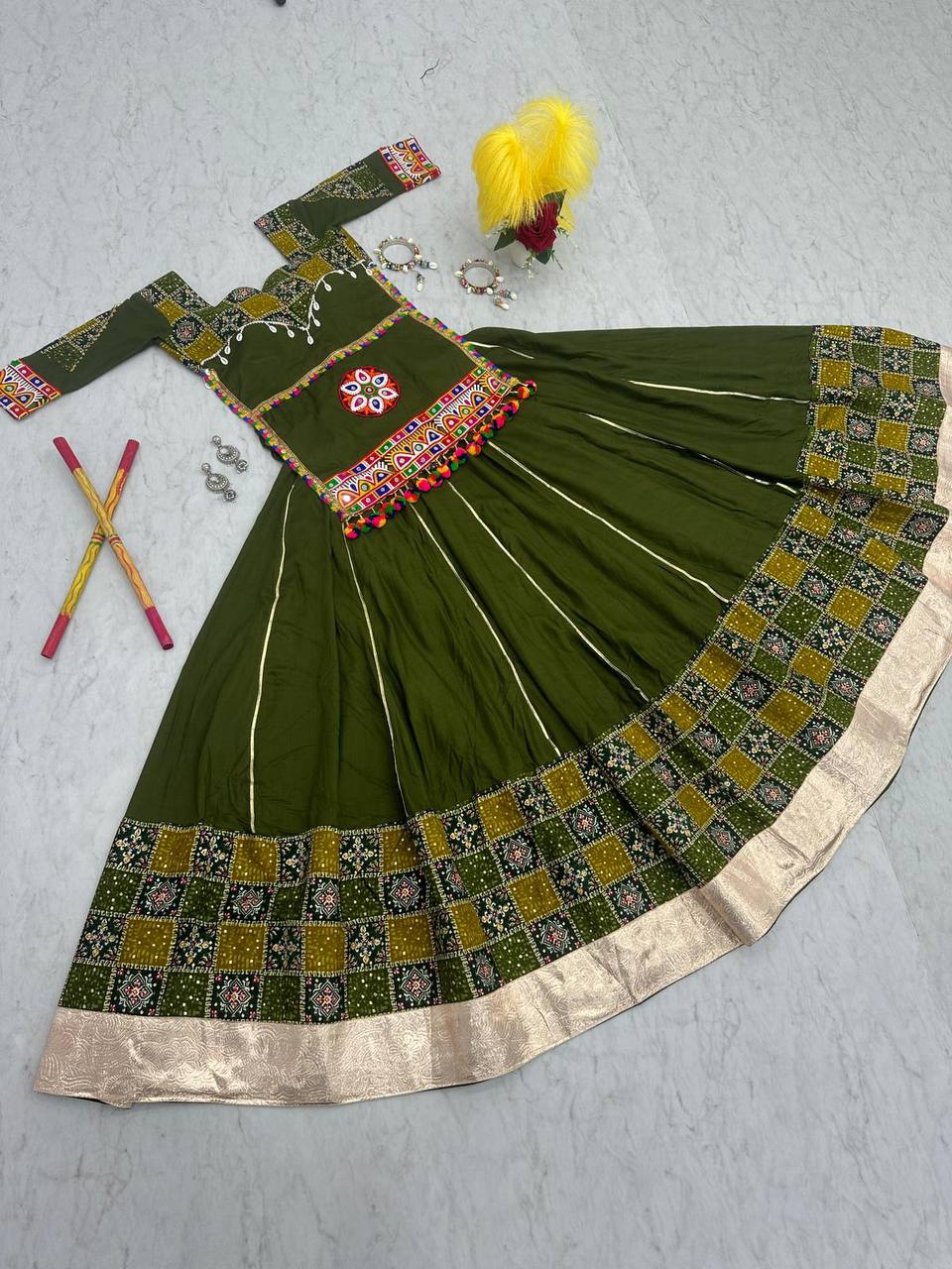 Pure Cotton Launching Navratri Special Lehenga Choli