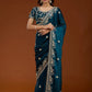 Heavy Fandy Satin Silk Saree