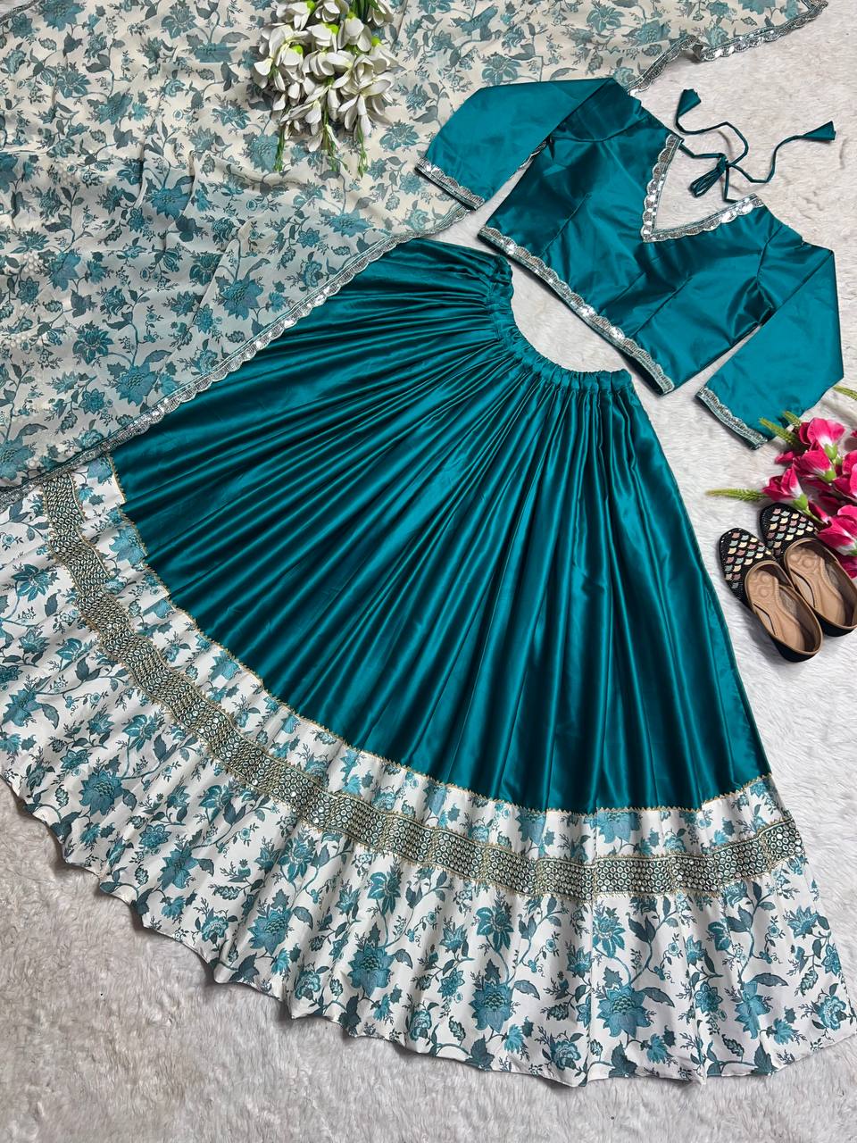 Launching Navratri Special Cotton Lehenga Choli With 2 Beautiful Colors