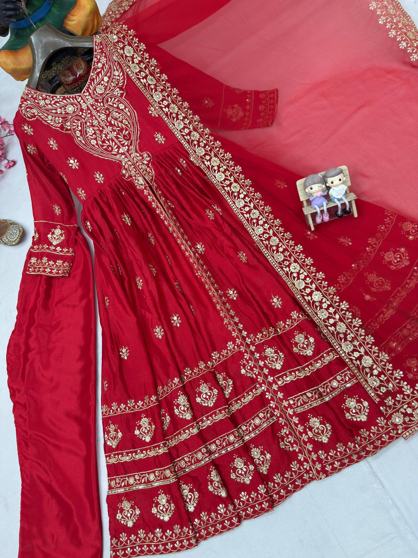 NEWLY LAUNCHED DESIGNER ANARKALI GOWN