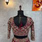 Sehen Sie umwerfend aus in diesem wunderschönen cremefarbenen Lehenga-Set