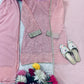 NEW LAUNCH SEQUENCE EMBROIDERY ON GEORGETTE FABRIC TOP AND PLAZZO