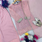 NEW LAUNCH SEQUENCE EMBROIDERY ON GEORGETTE FABRIC TOP AND PLAZZO