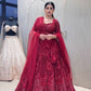 Sehen Sie umwerfend aus in diesem wunderschönen cremefarbenen Lehenga-Set