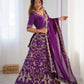 Célébrez le charme de la culture indienne avec ce magnifique ensemble lehenga