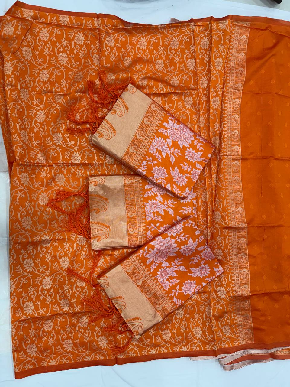 SOFT LICHI SILK CLOTH SAREE