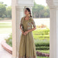 Vichitra Silk With Sequins Zari & Thread Embroidered work Gown