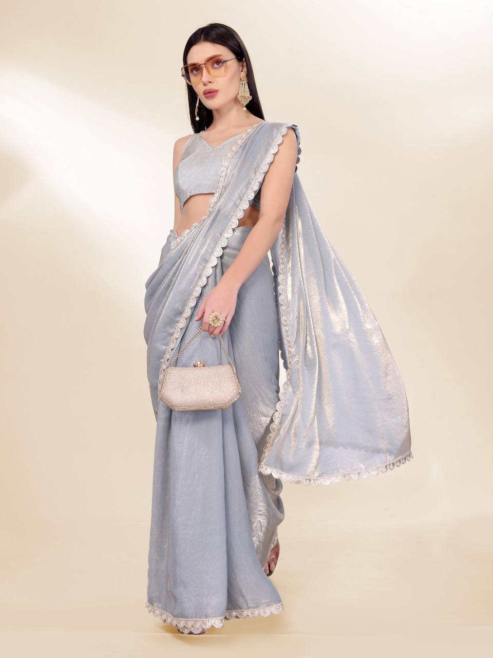 Looking some one for this same colour beautiful Saree