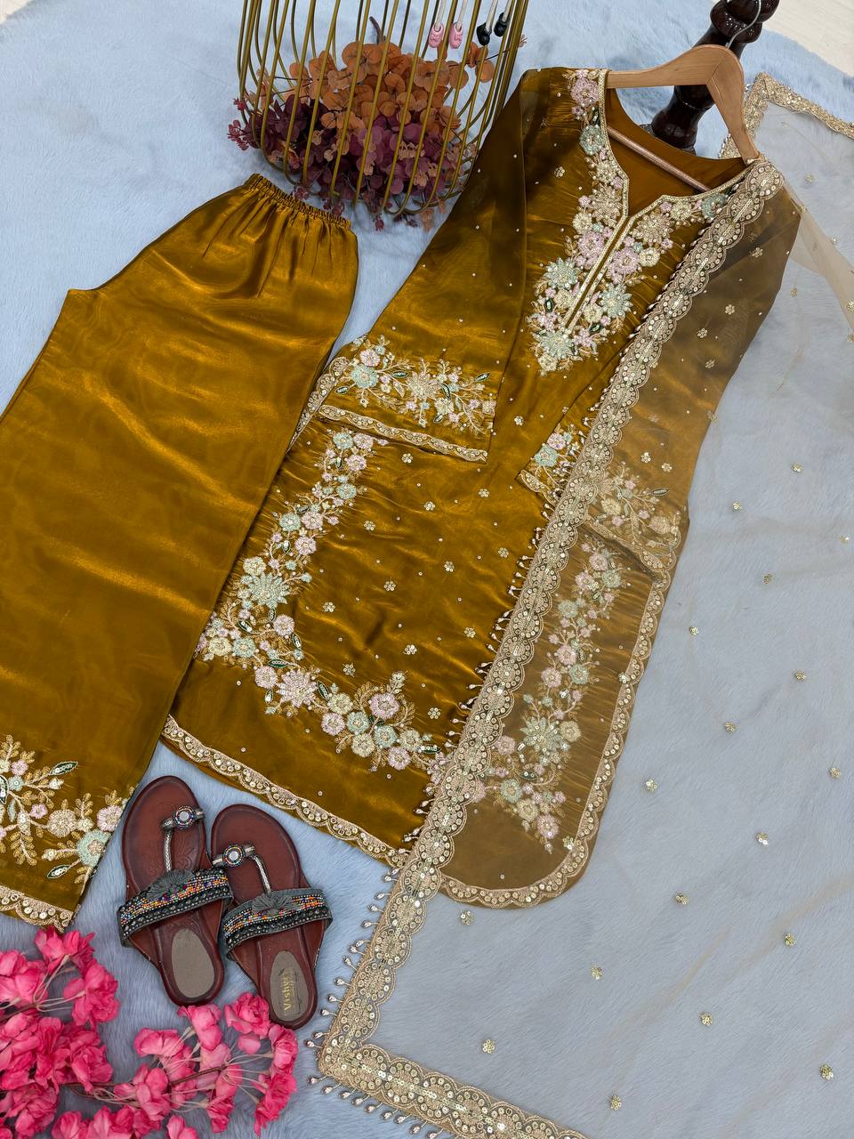 PREMIUM DESIGNER READYMADE TOP PLAZZO COLLECTIONS