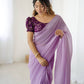 Sparkle silk ready to wear saree with adjustable hooks