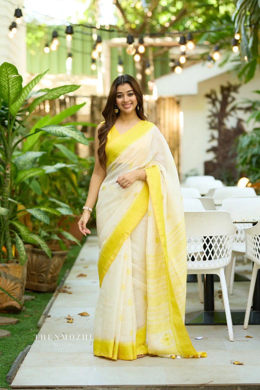 Sari en soie Rangoli douce pour tenue de soirée