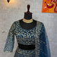 Sehen Sie umwerfend aus in diesem wunderschönen cremefarbenen Lehenga-Set