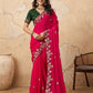 Party Wear Soft Fendy Chiffon Saree