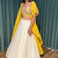 Georgette lehenga with 4.5 meter flair choli