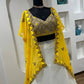 Georgette lehenga with 4.5 meter flair choli