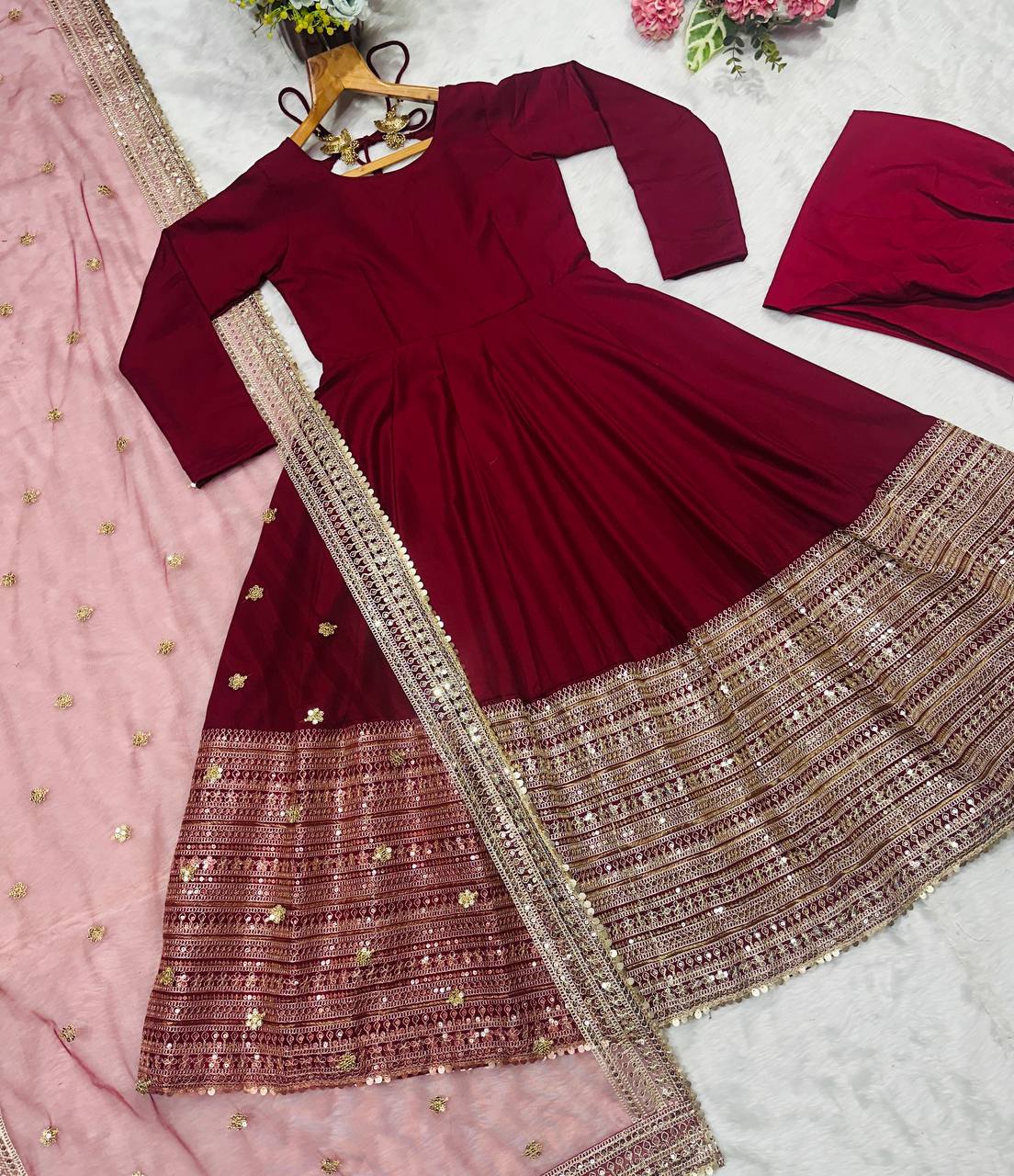 Designer Anarkali Suit is luxury clothing Considered