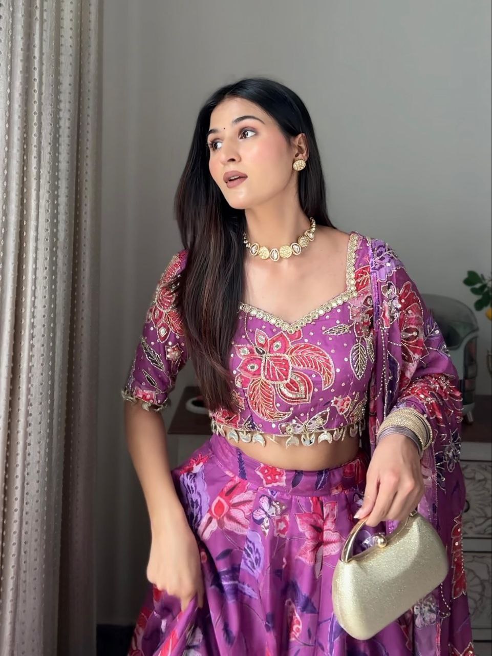 Presenting You Most Beautiful Latest Floral Lehenga Collection