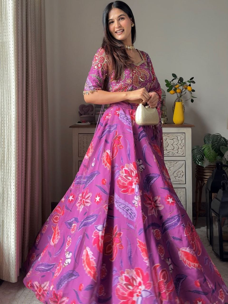 Presenting You Most Beautiful Latest Floral Lehenga Collection
