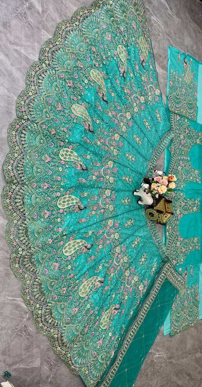Feiern Sie den Charme der indischen Kultur mit diesem wunderschönen Lehenga-Set